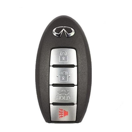 OEM: REF:    2014-2016 Infiniti Q50 / 4-Button Prox Smart Key / PN: 285E3-4HD0C / KR5S180144203